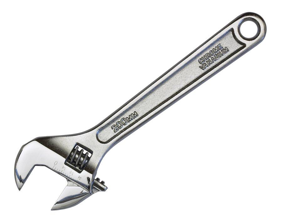 Llave ajustable 10" cromada — imagen 1