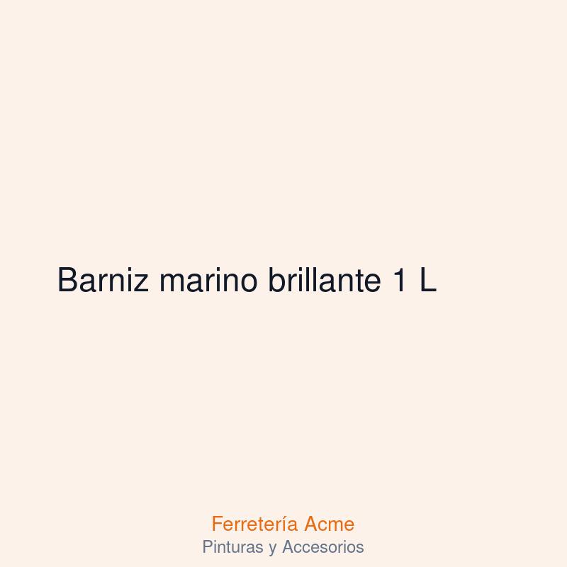 Barniz marino brillante 1 L — imagen 1